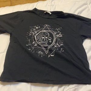 Black tee with star signs